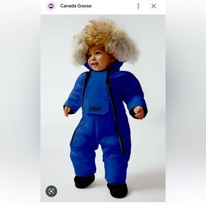 Canada Goose
Baby's Lamb Coyote Fur-Trim Down Snowsuit